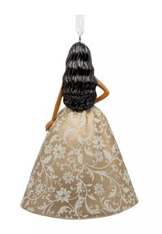 Hallmark Black Holiday Barbie 2025 Christmas Tree Ornament New With Box