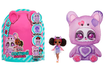 L.O.L. Surprise! Tweens Hoops Cutie Fashion Doll Purple Panda Costume New W Box