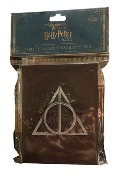Universal Studios Harry Potter The Deathly Hallows Notecard & Envelope Set New