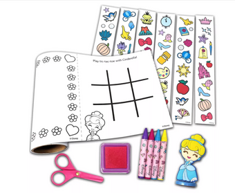 Disney Princess Deluxe Activity Egg with Stickers Crayons New Sealed