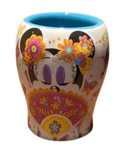 Disney Parks Epcot Mexico Minnie Mouse Calavera Shot Glass New With Tag