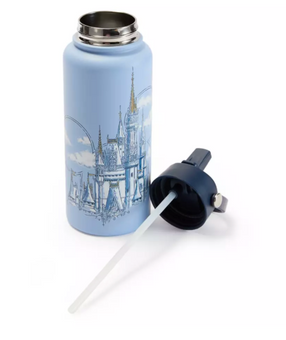 Disney Parks Walt Disney World 32 oz. Stainless Steel Water Bottle New with Tag