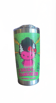 Universal Studios Halloween Hello Kitty The Bride of Frankenstein Tumbler New