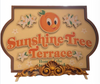 Disney Parks Orange Bird Sunshine Tree Terrace Sign New with Tag