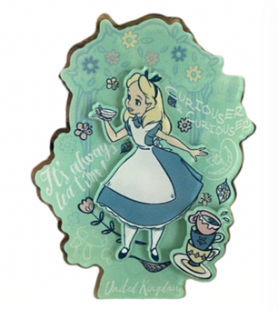 Disney Parks Epcot UK World Showcase Alice in Wonderland Magnet New with Tag