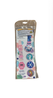 Disney Parks Frozen Anna Elsa Olaf Snowflake Mix & Match Digital Watch New