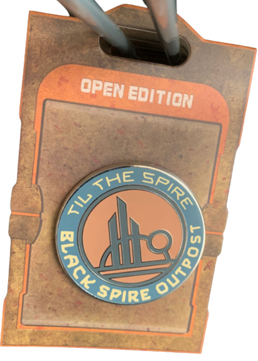 Disney Parks Star Wars Galaxy Edge Black Spire Outpost Til the Spire Pin New