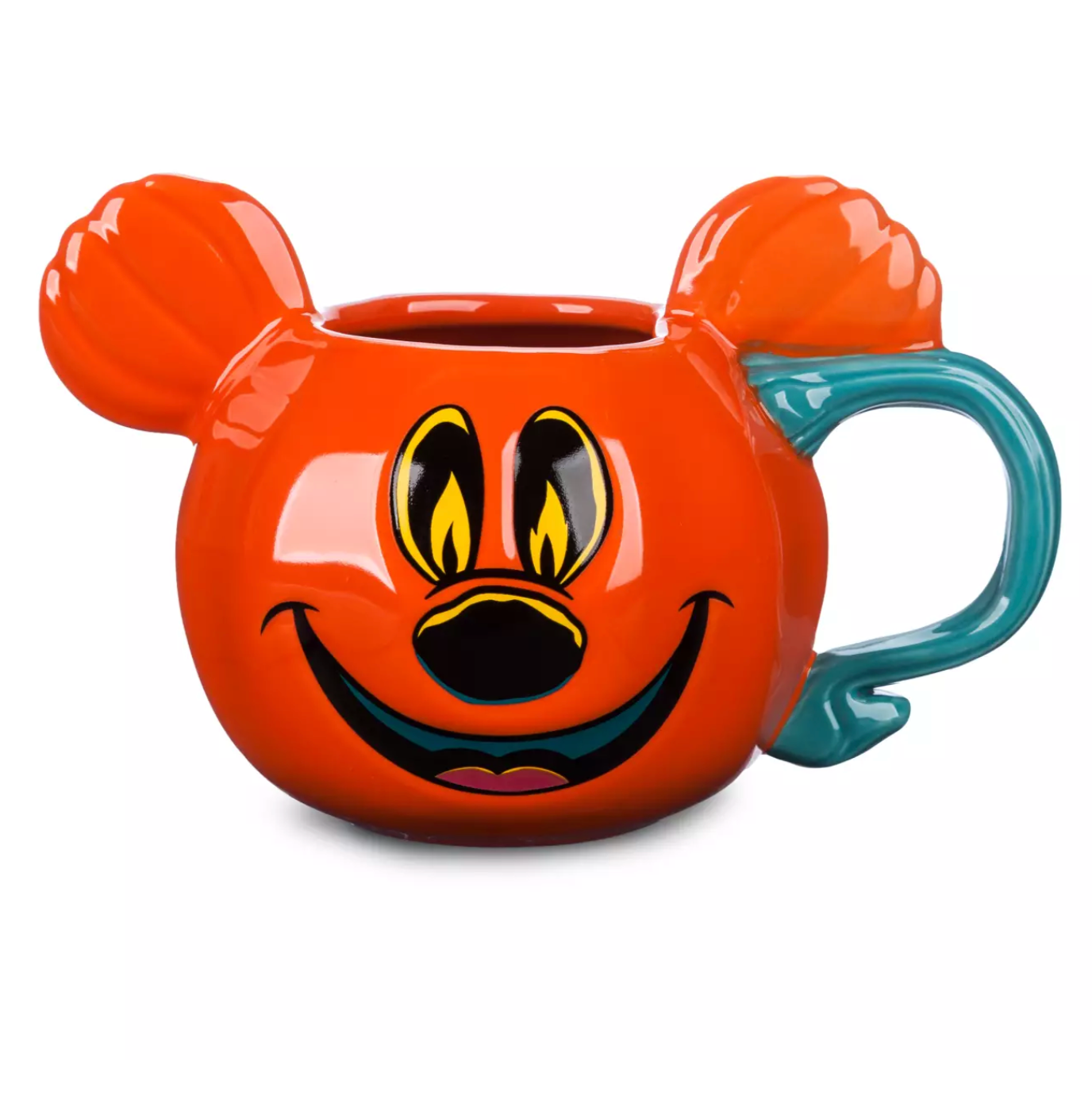 Disney Parks 2023 Mickey Jack O'Lantern Pumpkin Halloween Coffee Mug New