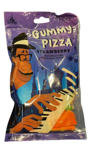 Disney Parks Soul Gummy Pizza Strawberry Flavored 6 OZ Candies New Sealed
