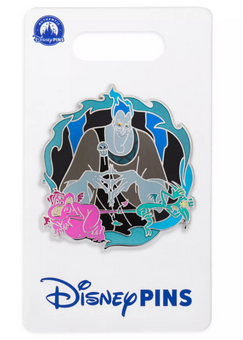 Disney Parks Villains And Their Sidekicks Hades Pain And Panic Pin New With Card