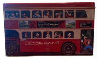 Disney Parks Transport Mickey Mouse Icon Shortbreads Cookies Tin New With Tag