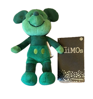 Disney Parks WDW Logo Mania NuiMOs Mickey Mouse Green Plush New With Tag