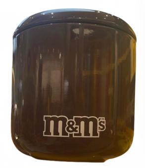 M&M's World Milk Chocolate Red Character Brown Cookie Jar With Lid New With Tag