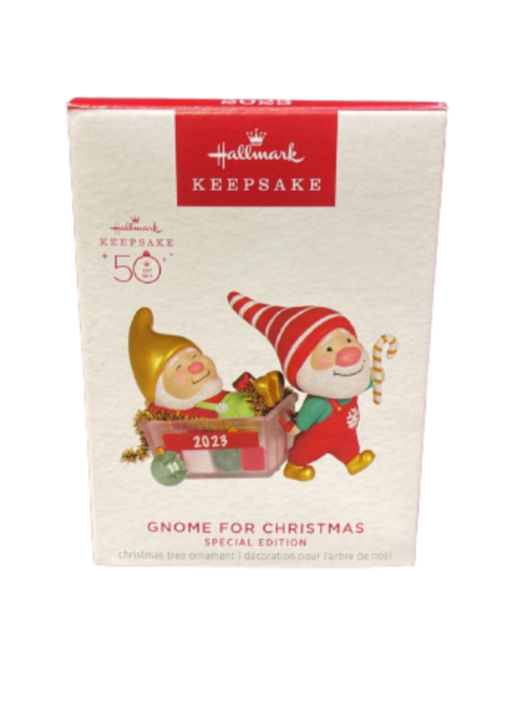 Hallmark 2023 Keepsake 50th Gnome for Christmas Special Ornament New with Box