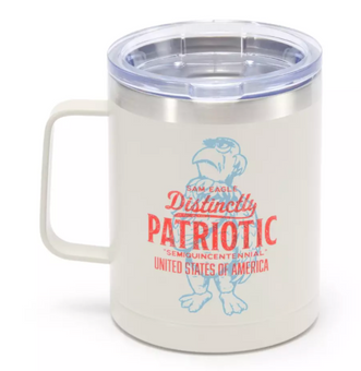 Disney Parks Sam Eagle Stainless Steel Travel Coffee Mug The Muppets New w Tag