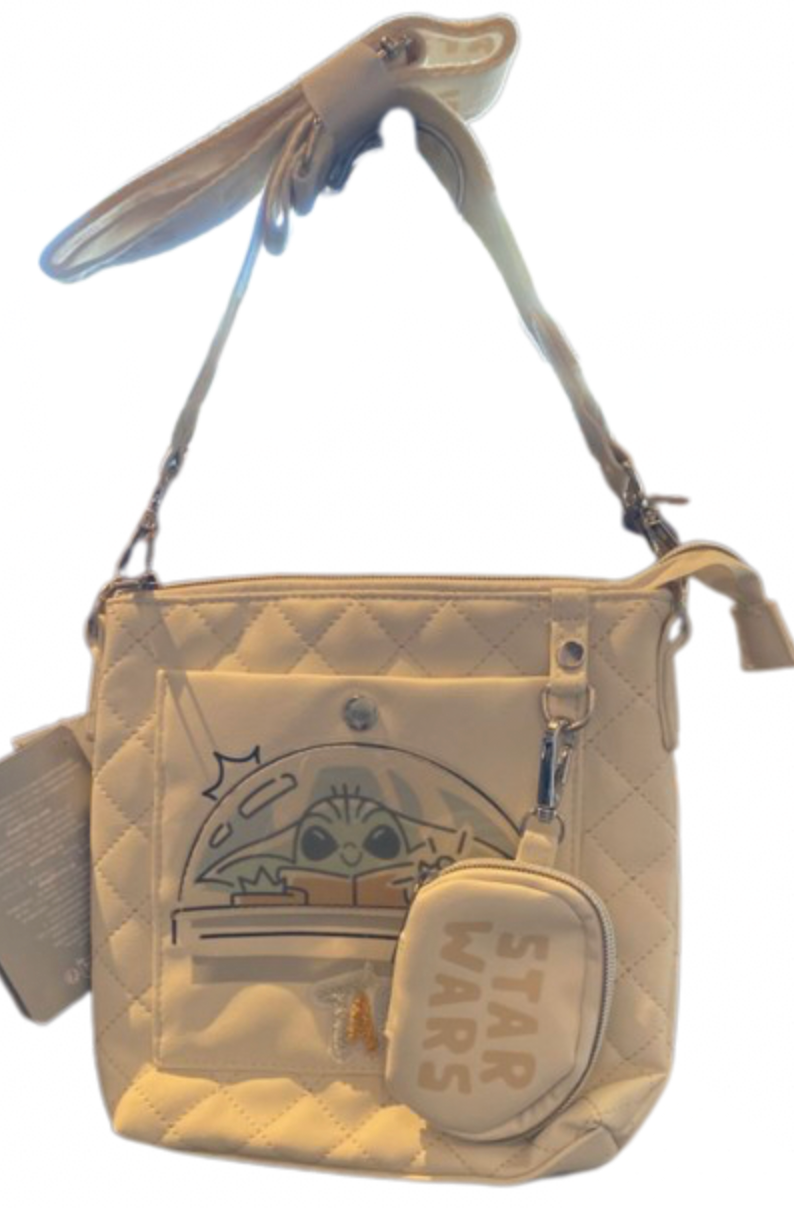 Disney Parks Star Wars Yoda The Child Mandalorian Crossbody Bag New With Tag