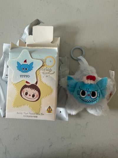 Pop Mart Labubu The Monsters Classic Sparkly Pendant Pippo Plush USA SELLER New
