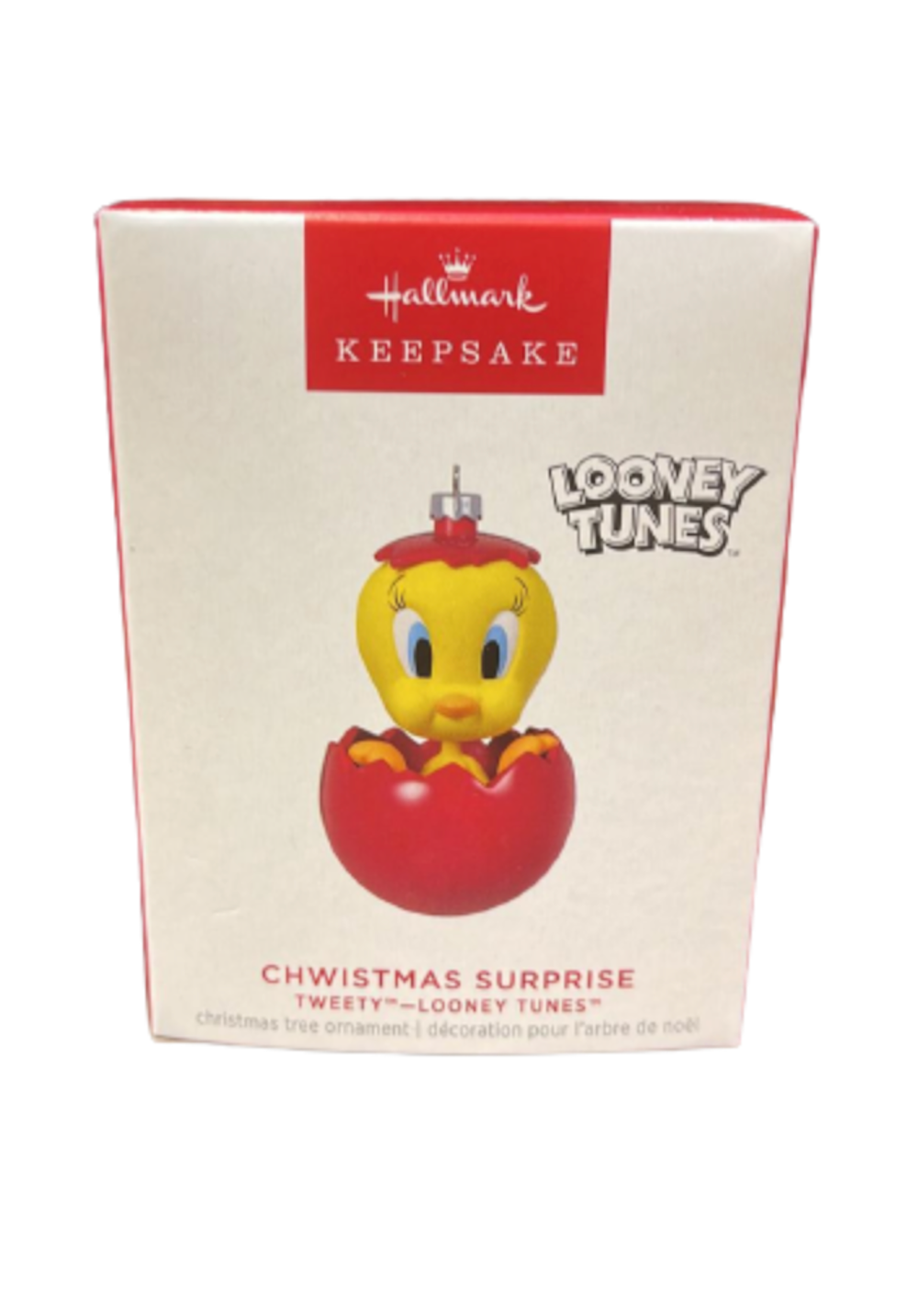 Hallmark 2023 Keepsake Looney Tunes Tweety Chwistmas Surprise Ornament New w Box