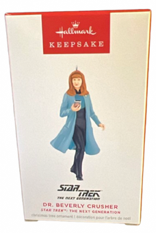 Hallmark StarTrek Dr. Beverly Crusher Christmas Ornament New With Tag