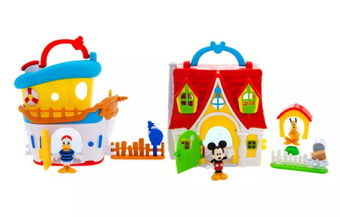 Disney Parks Mickey Mouse and Donald Duck Playhouse Set New With Tag