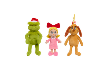 Dr. Seuss Grinch Plush Collector Set, Assortment of 3 Collector Set 9 In Toy New
