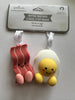 Hallmark 2022 Better Together Bacon and Eggs Magnetic Christmas Ornaments New