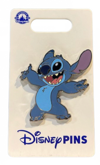 Disney Parks Lilo And Stitch - Stitch Arms Out Pin New With Card