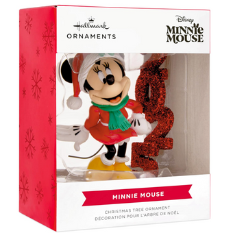 Hallmark Disney Minnie Mouse 2025 Christmas Ornament New