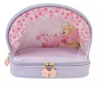 Disney Parks Winnie the Pooh Sakura 2-Piece Pouch New With Tag
