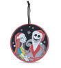 The Nightmare Before Christmas Jack and Sally Mini Round Metal Sign New w Tag