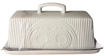 Disney Parks Mickey Mouse Homestead Collection Butter Dish New With Tag