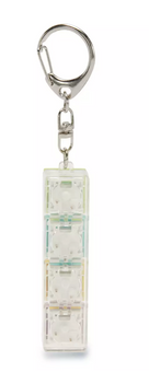 Disney Parks Mickey Mouse Keyboard Fidget Keychain Bag Charm New with Tag