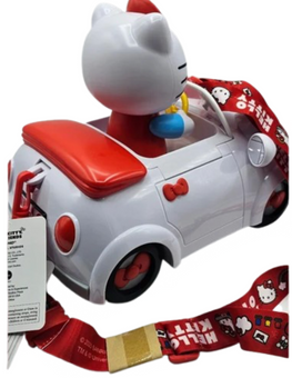 Universal Studios Sanrio Hello Kitty Car Popcorn Bucket New