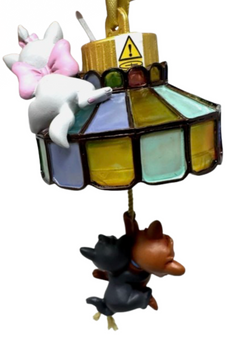 Disney Parks The Aristocats Marie Light UP Sketchbook Christmas Ornament New Tag