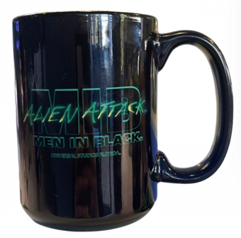 Universal Studios Alien Attack Men in Black Coffee Mug New With Tag