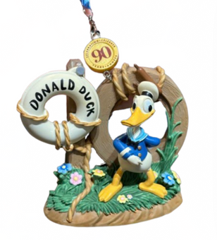 Disney Parks Donald Duck 90th Birthday Christmas Ornament New With Tag