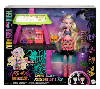 Monster High Lagoona Blue Fashion Doll Playset Scare-adise Island Snack New
