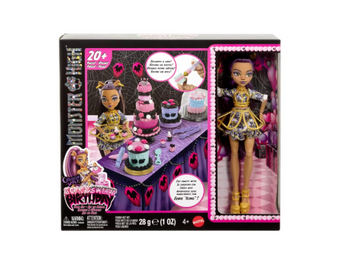 Monster High Scary Sweet Birthday Cake Kit Clawdeen Wolf Doll Toy New With Box