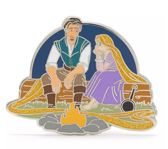 Disney Parks Rapunzel and Flynn Rider Pin – Tangled New With Tag