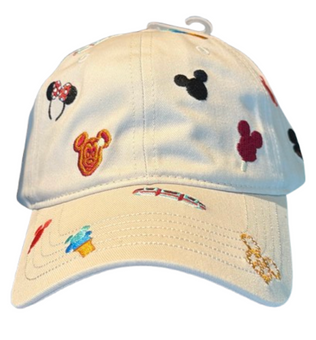Disney Parks 2026 WDW Snacks Icons Monorail Mickey Waffle Baseball Hat Cap New