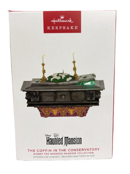 Hallmark Keepsake The Haunted Mansion The Coffin Ornament with Light New with box