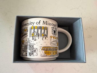 Starbucks Campus Series University of Missouri Mizzou Coffee Mug New with Box