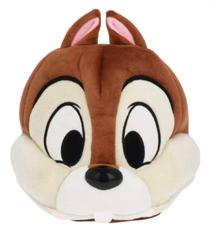 Disney Parks Big Head Fan Cap Plush Hat Chip New With Tag