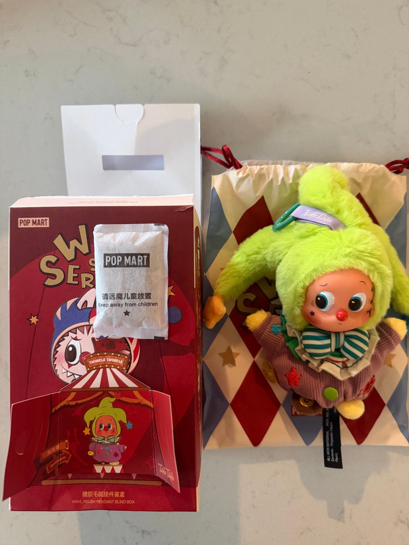 Pop Mart Labubu The Monsters Why So Serious Bubblegum Secret Vinyl Plush New