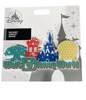 Disney Walt Disney World 4 Parks Mickey Icon Magnet New with Card