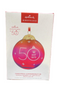 Hallmark 2023 Keepsake 50th Commemorative Glass Ball Christmas Ornament New