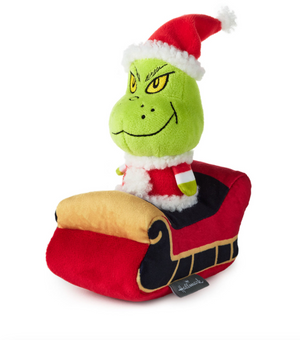 Hallmark The Grinch Stole Christmas! Sleigh Plush with Pullback New with Tag