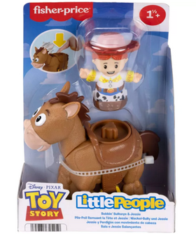 Little People Disney Pixar Toy Story Bobbin Bullseye & Jessie Figure Set New Box