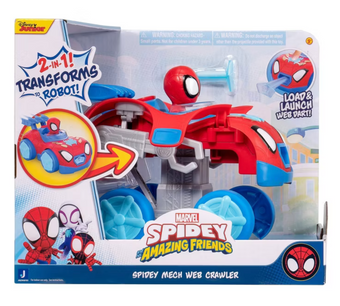Disney Marvel Spidey Amazing Friends Spidy Mech Web Crawler Toy New With Box