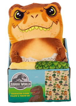 Universal Jurassic Park Throw Blanket and HD Hugger New with Tag